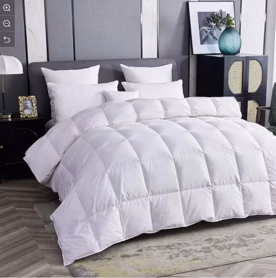 Популярное высококачественное мягкое пуховое одеяло, теплое одеяло с перьями, удобное одеяло из микрофибры для отеля или дома